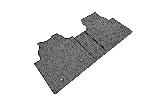 Tapis en caoutchouc adaptés au Ford Tourneo Custom (V710) 2023- (3 pièces avec points de fixation), Image 2