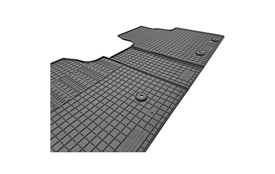 Tapis en caoutchouc adaptés au Ford Tourneo Custom (V710) 2023- (3 pièces avec points de fixation), Image 4