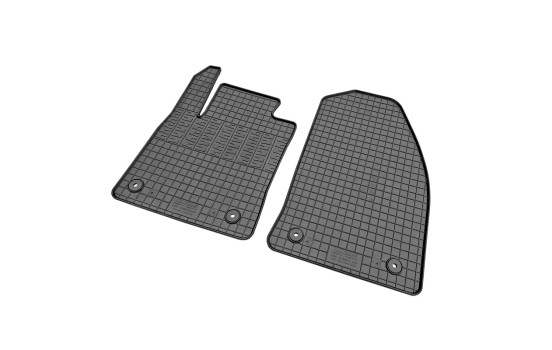 Tapis en caoutchouc adaptés au Ford Transit Courier 2023- (2 pièces avec points de fixation), Image 3