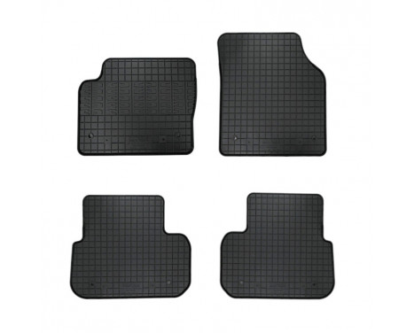 Tapis en caoutchouc adaptés au Land Rover Discovery Sport L550 2015-2019 (lot de 4 avec points de fixation)