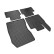 Tapis en caoutchouc adaptés au Nissan Qashqai III (J12) 2021- (4 pièces avec points de fixation), Vignette 3