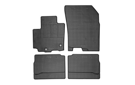 Tapis en caoutchouc adaptés au Suzuki SX-4 S-Cross Hybrid 2020- (4 pièces avec points de fixation)