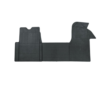 Tapis en caoutchouc adaptés aux Opel Movano et Renault Master 1998-2014 (lot de 3 avec points de fixation)