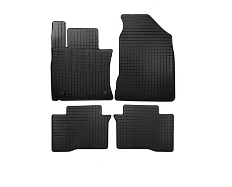 Tapis en caoutchouc adaptés aux SsangYong Tivoli 2015-2019 et 2019- (lot de 4 avec points de fixation)