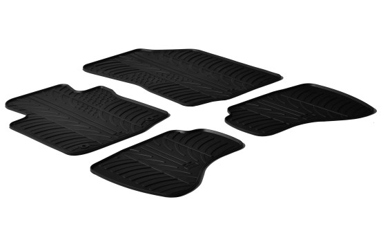 Tapis en caoutchouc adaptés pour Citroen C1 / Peugeot 107 / Toyota Aygo 05-