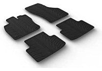 Tapis en caoutchouc adaptés pour Cupra Formentor 2020- (T-Design 4 pièces + clips de montage)