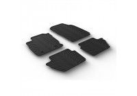 Tapis en caoutchouc adaptés pour Ford Ecosport Facelift 11/2017- (T-Design 4 pièces)
