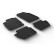 Tapis en caoutchouc adaptés pour Ford Ecosport Facelift 11/2017- (T-Design 4 pièces), Vignette 2