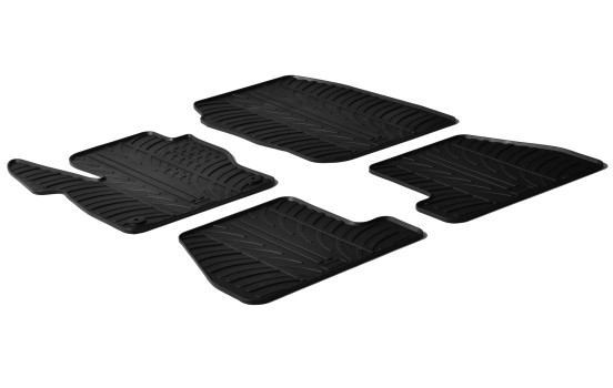 Tapis en caoutchouc adaptés pour Ford Focus 3/5 portes + ST 2011-2015