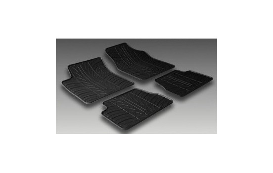Tapis en caoutchouc adaptés pour Kia Picanto 2011- (T-Design 4 pièces + clips de montage), Image 2