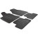 Tapis en caoutchouc adaptés pour Mazda CX-3 2015- (T-Design 4 pièces + clips de montage)