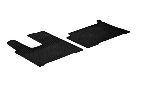 Tapis en caoutchouc adaptés pour Mercedes Actros 2012- (G-Design 2 pièces)