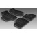 Tapis en caoutchouc adaptés pour Opel Astra G de 1998 à 2004 (T-Design 4 pièces + clips de montage), Vignette 2