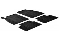 Tapis en caoutchouc adaptés pour Opel Insignia de 2008 à 2013 (T-Design 4 pièces + clips de fixation)