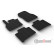 Tapis en caoutchouc adaptés pour Renault Zoe II 2019- (profil en T 4 pièces + clips de fixation)