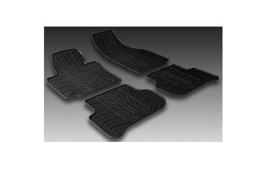 Tapis en caoutchouc adaptés pour Skoda Yeti 2009-2013 (T-Design 4 pièces + clips de montage), Image 2