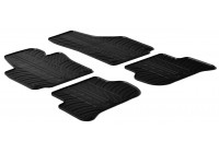 Tapis en caoutchouc adaptés pour Skoda Yeti 2009-2013 (T-Design 4 pièces + clips de montage)