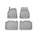 Tapis en caoutchouc adaptés pour Tesla Model S Facelift II CP/5 01.2021- ; ensemble complet (FS)
