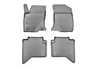 Tapis en caoutchouc adaptés pour Toyota Hilux VIII Double Cab 2016+ (incl. Facelift)