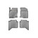 Tapis en caoutchouc adaptés pour Toyota Hilux VIII Double Cab 2016+ (incl. Facelift)
