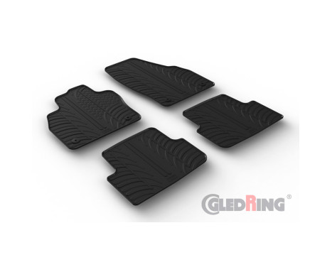 Tapis en caoutchouc adaptés pour Volkswagen Taigo 2021-