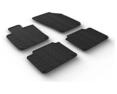 Tapis en caoutchouc adaptés pour Volvo S90/V90 2016- (profil en T 4 pièces)