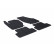 Tapis en caoutchouc adaptés pour Volvo V40 2012- (T-Design 4 pièces + clips de montage)
