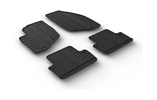 Tapis en caoutchouc adaptés pour Volvo V70/XC70 2000-2007 & S60 2000