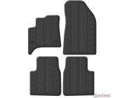 Tapis en caoutchouc Gledring adaptés à Opel Frontera MHEV 2024- (profil en T 4 pièces + clips de montage)