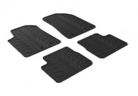 Tapis en caoutchouc pour Alfa Romeo Giulietta 2014- (T-Design 4 pièces)