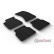 Tapis en caoutchouc pour Audi A8 (4H) 2010-2017 (profil en T en 4 parties + clips de fixation), Vignette 2