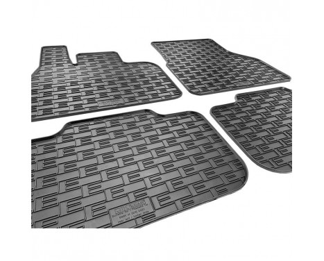 Tapis en caoutchouc pour BMW iX (I20) 2021- (4 pièces + système de montage), Image 4