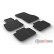 Tapis en caoutchouc pour BMW X1 F48 2015- (T-Design 4 pièces + clips de montage), Vignette 2