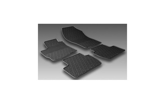 Tapis en caoutchouc pour Citroen C3 de 2002 à 2010 (T-Design 4 pièces), Image 2