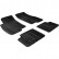 Tapis en caoutchouc pour Citroen C4 Picasso 2013- (T-Design 3 pièces)
