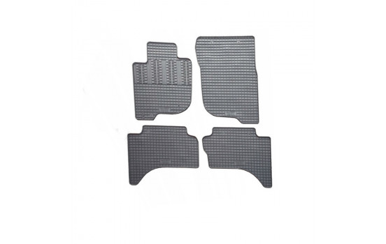 Tapis en caoutchouc pour Fiat Fullback Double Cab 2016- & Mitsubishi L200 (Triton) Double Cab 2015