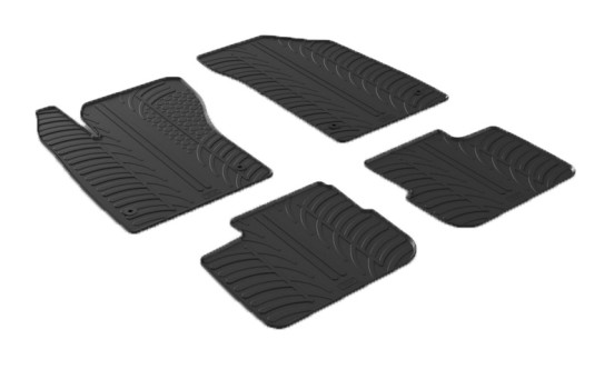 Tapis en caoutchouc pour Fiat Tipo Sedan 2016- (4 pièces)