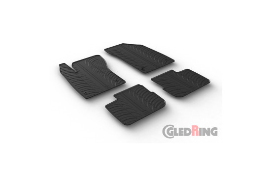 Tapis en caoutchouc pour Fiat Tipo Sedan 2016- (4 pièces), Image 2