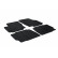 Tapis en caoutchouc pour Ford Mondeo 5 portes 2011-2014 (T-Design 4 pièces + clips de fixation)
