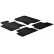 Tapis en caoutchouc pour Honda Accord 2008- (T-Design 4 pièces)