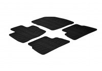 Tapis en caoutchouc pour Honda Civic 5 portes 2006- 2011 (T-Design 4 pièces)