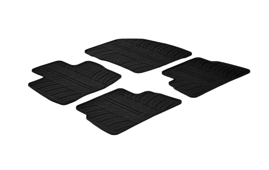 Tapis en caoutchouc pour Honda Civic 5 portes 2006- 2011 (T-Design 4 pièces)