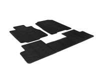 Tapis en caoutchouc pour Honda CR-V 2012- (T-Design 5 pièces)