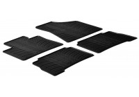 Tapis en caoutchouc pour Kia Sorento 2009-2015 (T-Design 4 pièces + clips de montage)