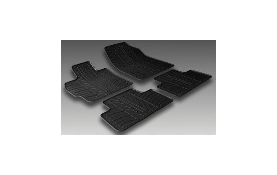 Tapis en caoutchouc pour Mazda CX-5 essence 2012- (T-Design 4 pièces + clips de montage), Image 2