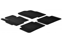 Tapis en caoutchouc pour Mazda CX-5 essence 2012- (T-Design 4 pièces + clips de montage)