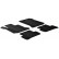 Tapis en caoutchouc pour Mercedes Classe C W204 2007-2013 (T-Design 4 pièces + clips de fixation)