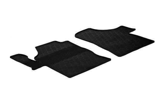Tapis en caoutchouc pour Mercedes Viano/Vito 2010-2013 (G-Design 2 pièces)