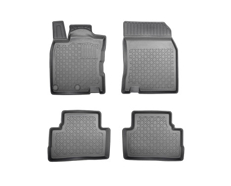 Tapis en caoutchouc pour Nissan Qashqai II (J11) 2014-2021