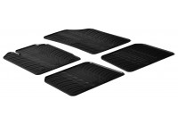 Tapis en caoutchouc pour Renault Clio II 1998-2005 (T-Design 4 pièces)